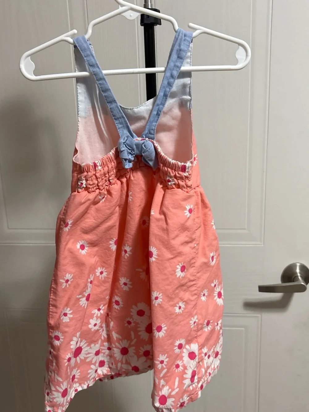Penelope Mack Coral & Chambray Daisy Sundress